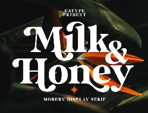 Milk & Honey font