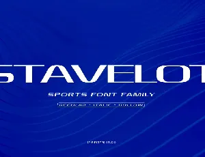 Stavelot font