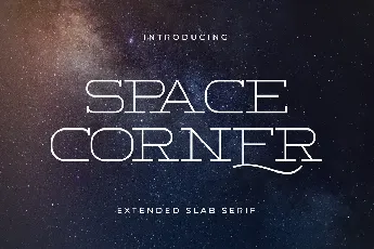 Space Corner font