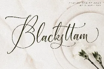 Blacksttam font