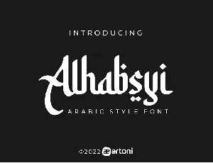 Alhabsyi font