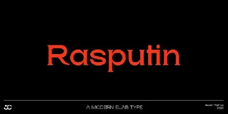 Rasputin Serif Demo font