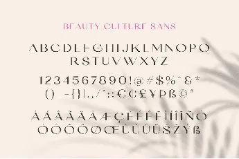 Beauty Culture font