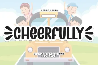 Cheerfully Display font