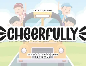 Cheerfully Display font