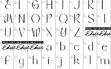 Bracella Demo font