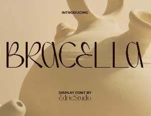 Bracella Demo font