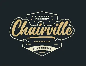 Chairville font