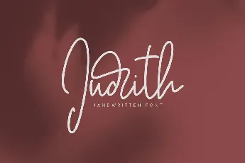 Judith Handwritten Script font