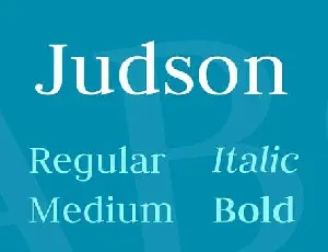 Judson font