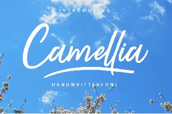 Camellia Script Free font