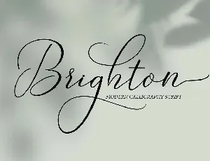 Brighton font