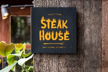 Steak House font