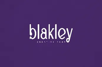 Blakley font