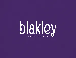 Blakley font