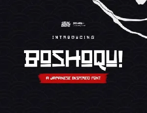 Boshoqu font