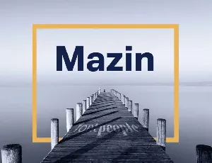 Mazin Family font