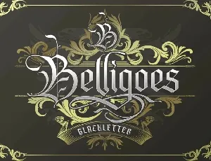 Belligoes font