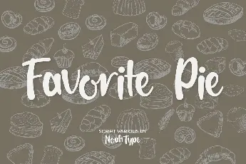 Favorite Pie font