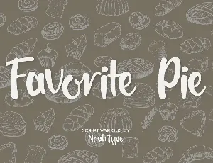 Favorite Pie font