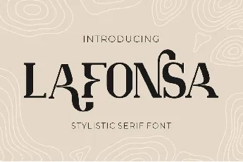 Lafonsa font