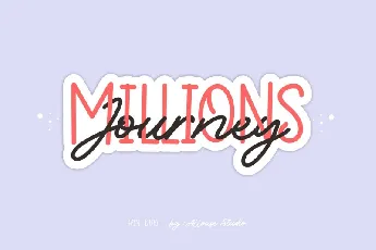 Millions Journey font