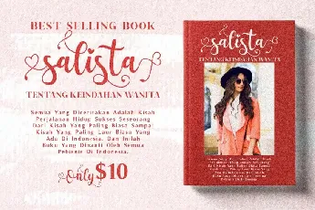 Salista Script font