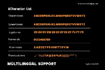 Devator Display font