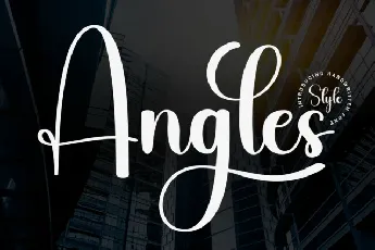 Angles Script font