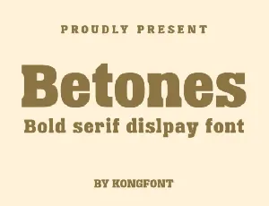 Betones font