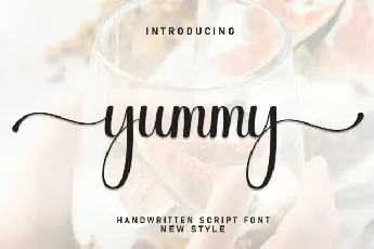 Yummy Calligraphy font