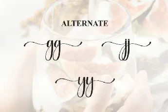 Yummy Calligraphy font