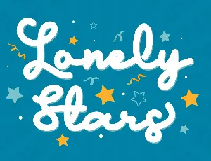 Lonely Star - Personal Use font