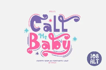 Call Me Baby font