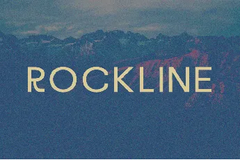 Rockline font