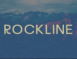 Rockline font