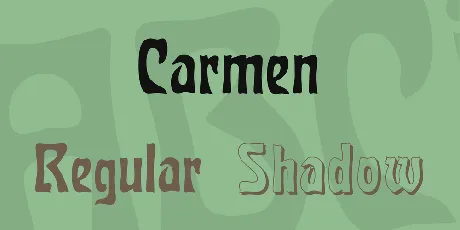 Carmen font