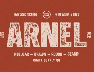 Arnel Vintage font