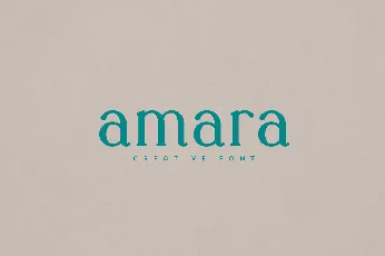 Amara font