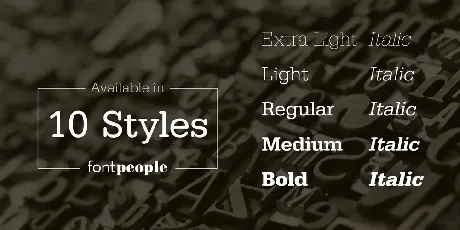 FP Typewriter Family font