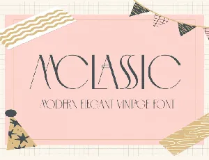 MCLASSIC FONT