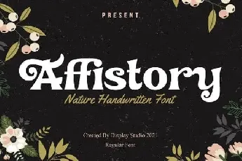 Affistory Display font