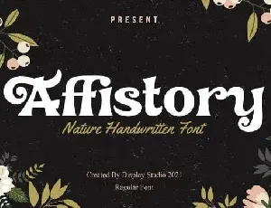 Affistory Display font