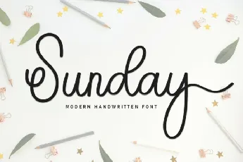 Sunday Script font