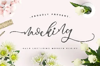 Mocking Script Free font