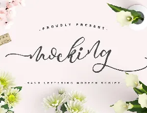 Mocking Script Free font