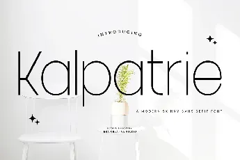 Kalpatrie font