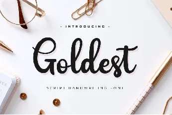 Goldest font