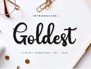 Goldest font