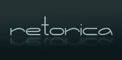 Retorica font